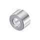 QUARKZMAN 40 Stück Aluminium-Abstandshalter 5 mm Bohrung x 10 mm x 6 mm Schrauben-Abstandsbuchse mit glatter Oberfläche Runder Metall-Abstandshalter für M5 Schrauben, Bolzen und Stangen
