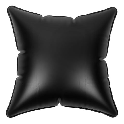 LOGOFUN Inflatable Travel Pillow for Camping Portable Compact Air Pillow Head Neck Lumbar Support for Airplane Car Hiking Backpacking Trip Supplies - 40 * 40CM