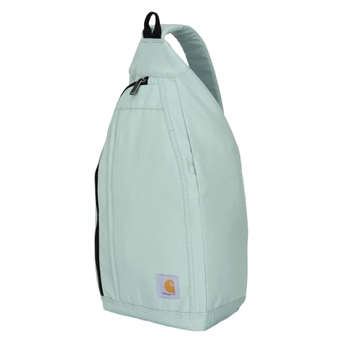 Image of Carhartt Durable Sling Bag, Crossbody Backpack with Side Release Buckle, Tablet Sleeve and Adjustable Strap, Seabrook