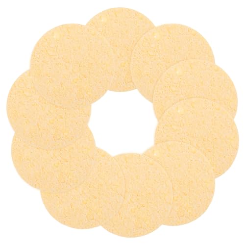 HOUDERCO Solder Tip Cleaning Sponge Set 10pcs Soldering Sponge Soldering Iron Tip Cleaner Diy