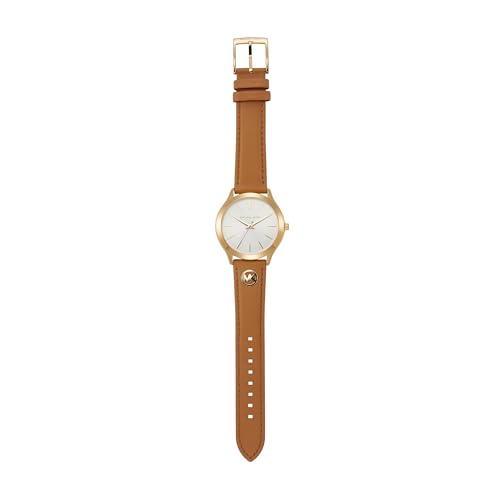Image of Michael Kors Slim Runway Brown Watch MK7465
