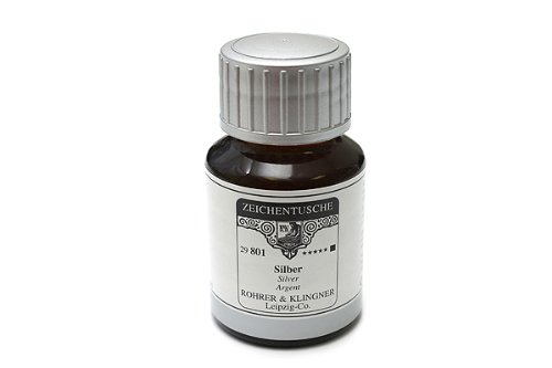 Rohrer & Klingner Drawing Indian Ink Silver 50 ml