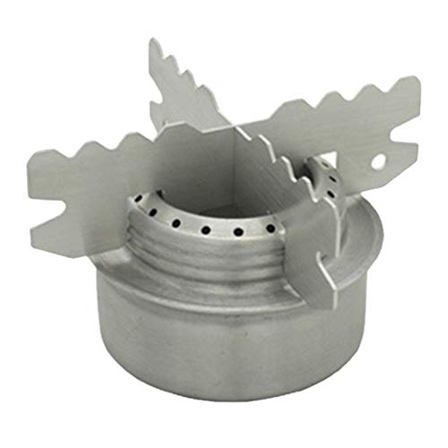 Camping Herd Alkohol Ofen Brenner Kreuzständer Campingkocher Campingofen Tragbarer Winddichter Trekking Kocher für Outdoor Wandern Picknick