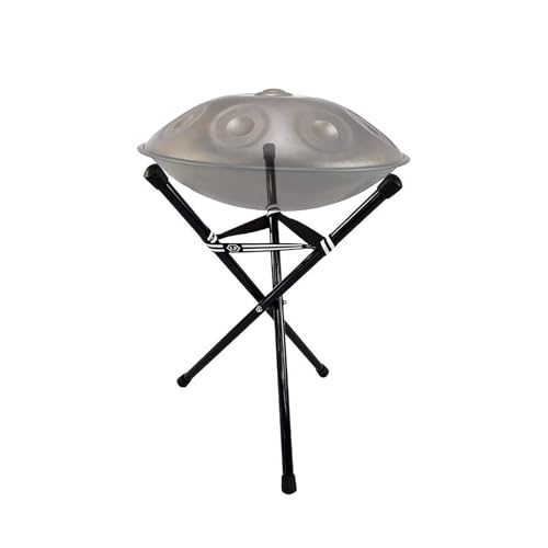 Support de tambour en acier trépied portable hauteur 78-111 cm taille S