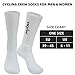 YKYWBIKE Cycling Socks for Men Women-Athletic Crew Bike Socks,Moisture Wicking MTB Biking Sock,Compression Aero Cycling Socks