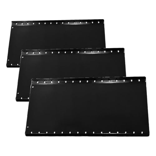 Image of Wall Control KT-400-WRK B Slotted Tool Board Workstation Accessory Kit Pegboard Only, Black (Pack of 3)