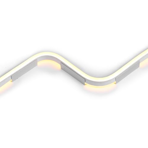 Image of Yescom 20Pack 2 inch Commercial Warm White Rope Light Aluminium Mounting Clip