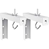 UKCOCO Soporte Multifuncional para Proyector de Acero Montaje Ajustable en Pared y Techo Adecuado para Pantallas de Proyección Manuales y Enrollables 1 Juego Compatible
