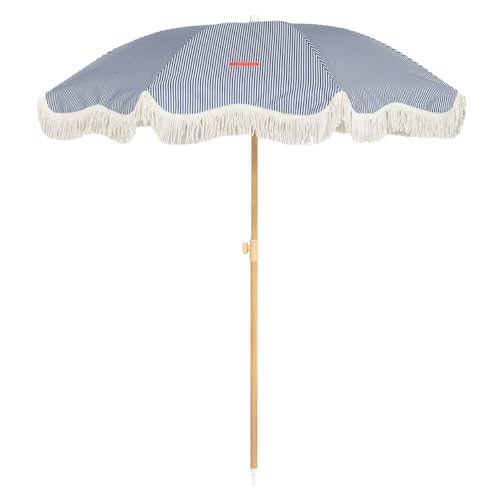 Flamingueo Sombrilla Playa - Sombrilla Terraza Exterior, Sombrilla Playa Grande, Sombrilla UPF 50+, Sombrilla Jardin, Parasol Playa (210 x 170 cm)