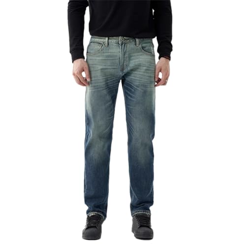 Men's Gradient Jeans Vintage Slim Straight Leg Pants