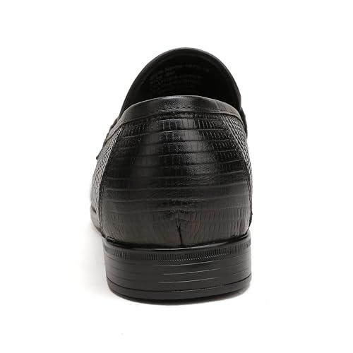 Men's Tassel Loafers Business Slip-On Penny Loafer Leather Shoes for Mens Dress Shoes Classic Fashion Casual Shoes Grey Coffee Slip on Dress Shoes4