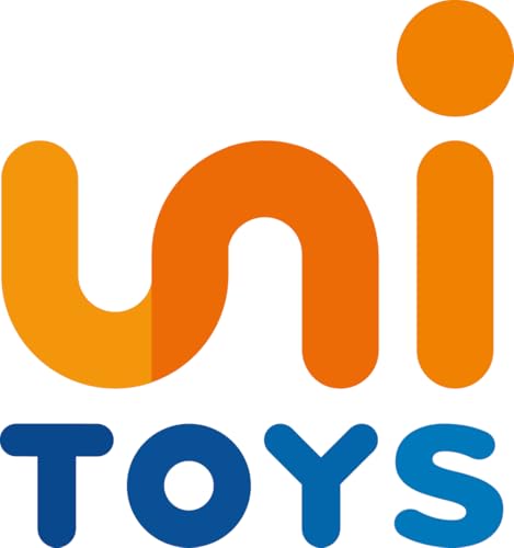 Uni-Toys - Katze schwarz-weiß, liegend - 20 cm (Länge) - Plüschtier, Kuscheltier