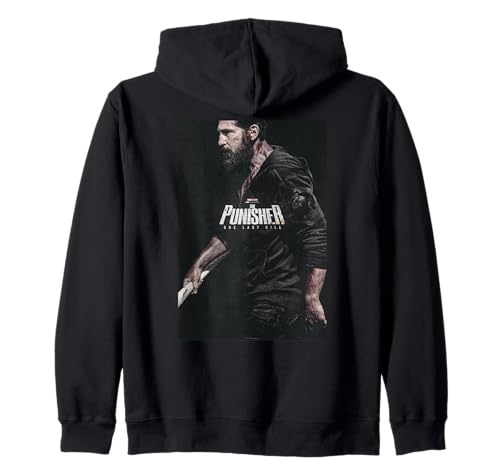 Image of Marvel Television The Punisher: One Last Kill Frank Castle Zip Hoodie