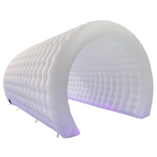 Sayok Inflatable Tunnel Tent for Event Wedding Promotion - Sports Entrance (White 16.5x10x10ft)