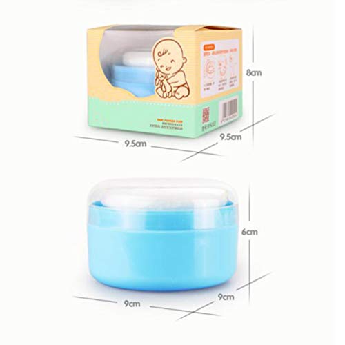 FRCOLOR 2 Pcs Bebê Após O Banho de Sopro Em Pó Kit de Plástico Leve Rosto Corpo Cuidados Com a Pele