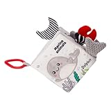 Livre en tissu - pas de pour bébé de mordre et de déchirer livre en tissu lavable rend nettoyage simple et pratique, livre d'entraînement cognitif