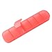 Produktbild Tablettenbox 7 Tage, Pillendose für 7 Tage, Tablettendose, Pillenbox mit getrennten Fächern, handliche Medikamentenbox. (Rot)