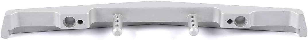 Aluminum Alloy Front Bumper for Axial SCX24 C10 1/24 RC Crawler Car Upgrades (Silver)