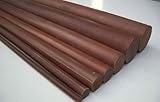 Generic 1pcs Bakelite Phenolic Round Bar Rod Diameter 25mm, Length 500mm #EE-CX GY