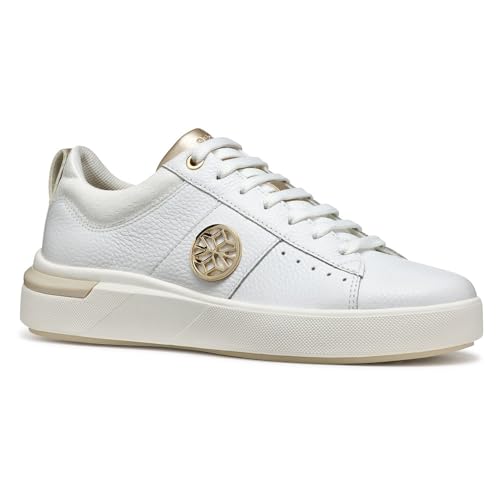 Geox D DALYLA A, Zapatillas Mujer, White, 37 EU