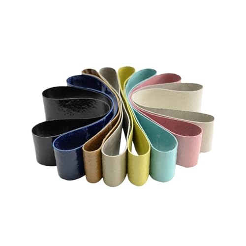 1 pcs 8 Inch Diamond Soft Abrasive Resin Lapidary Polishing Belts, Compatible for Gemstone Grinding Wheel Sand Belt(8000 Mesh)