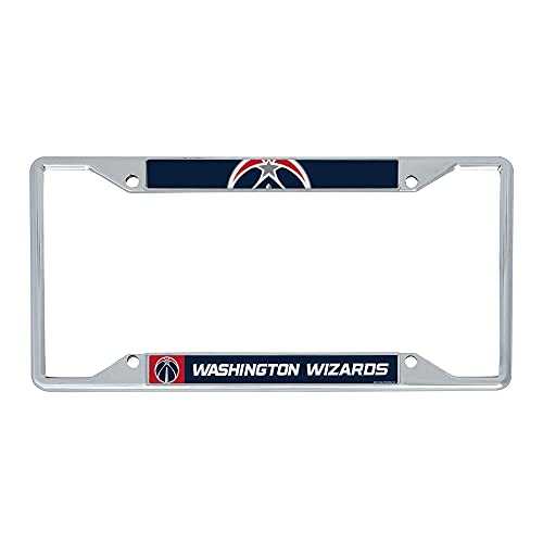 Desert Cactus Washington Wizards Car Accessories NBA Basketball Team Metal License Plate Frame for Front or Rear of Car (Up Close)