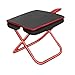 harayaa Camping Stool Fishing Stool Folding Compact Chair Backpacking Stool Picnic Chair Foot Stool for Barbecue Travel Beach Garden, Black, 29x29x32cm