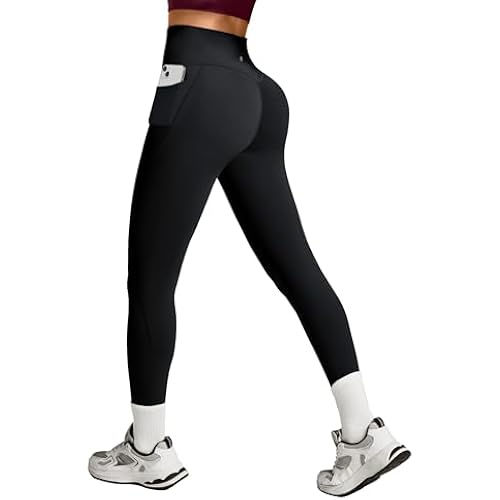 Heathyoga Scrunch Butt Lifting Leggings with Pockets for Women Yoga Pants
