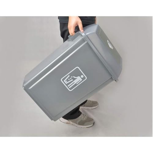 Caneca de basura de plástico 42L con tapa separable miniatura 5