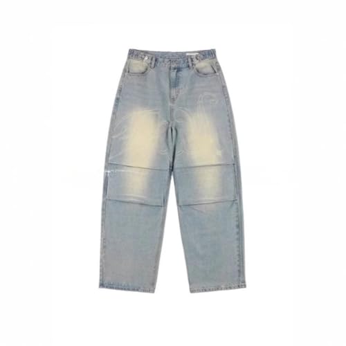 Wide Leg Jeans Y2k Pants Baggy Jeans Trendy 2025 Emo Grunge Streetwear 2000s Goth Graphic