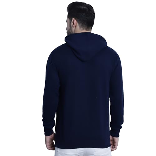 Image of Mack Jonney Printed Hooded Cotton Fleece Hoodie for Men-MACK32358