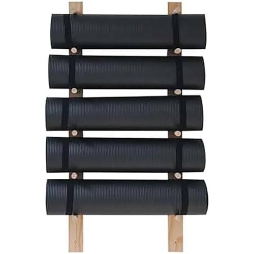 Étagère tapis de yoga murale pour en finir avec le désordre dans votre salle de sport