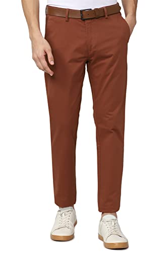 Image of Peter England Men Slim Casual Pants