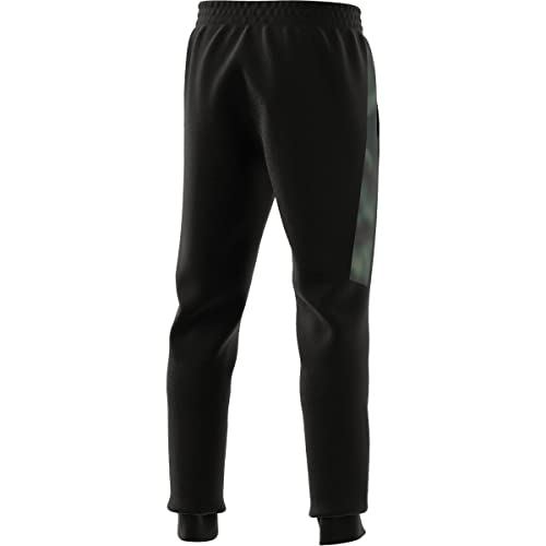 adidas Essentials Mens Camo Print Fleece Pants 4XL Black2