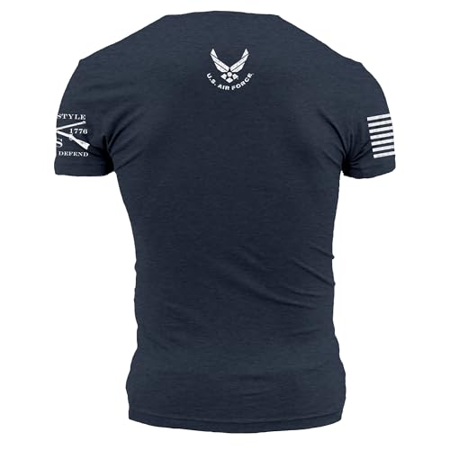 Grunt Style USAF - Ride The Lightning Men's T-Shirt3