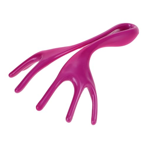 CALLARON Masajeador De Cabeza Manual De Plástico Con Garras Para Masaje De Cabelludo Portátil y Duradero Para Uso Doméstico Cabello Seco y Mojado