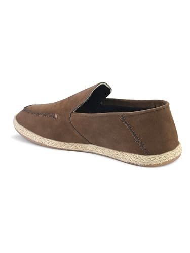 Image of Prolific Men's Suede Causal Loafer Shoes | Espadrilles | Lighweight Slip-On's | Soft Cushioned Insole | Stylish & Comfortable | Lightweight Shoes for Men, Designed for All Seasons