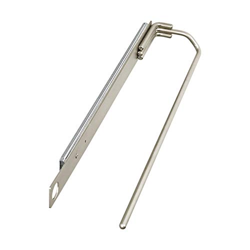 THHA-System Handtuchhalter Edelstahl ausziehbar Bad & Küche Handtuchauszug, Geschirrtuchhalter 1-armig, Länge 445 mm, perlgestrahlt Natur matt Cover