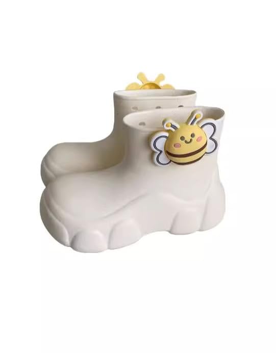 Kawaii Bees Print Rain Boots