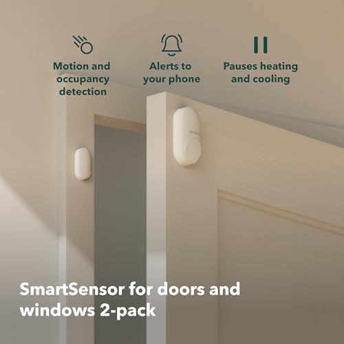 Image of ecobee Home Security Bundle with 1-Year Smart Security Advanced Subscription, Smart Home Security System, Doorbell Camera, Smart Camera, SmartSensor