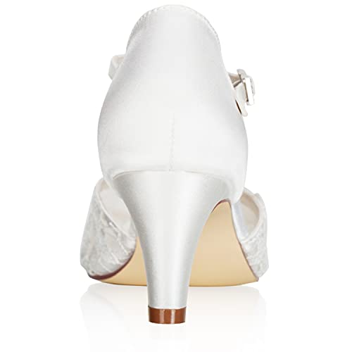 JIAJIA 45310 Scarpe da Sposa da Donna Punta Chiusa...