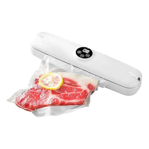 Sghtil Macchina sottovuoto, macchina per sottovuoto alimentare,Macchina ermetica per la conservazione degli alimenti 62KPa compatta - Sigillatore d'aria sottovuoto rapido con indicatore LED, per il