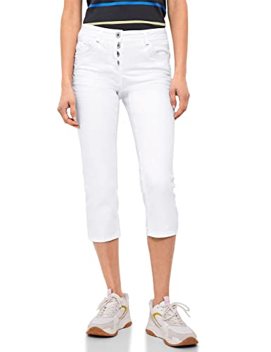 Cecil Damen B376012 3/4-Jeanshose, White, 36