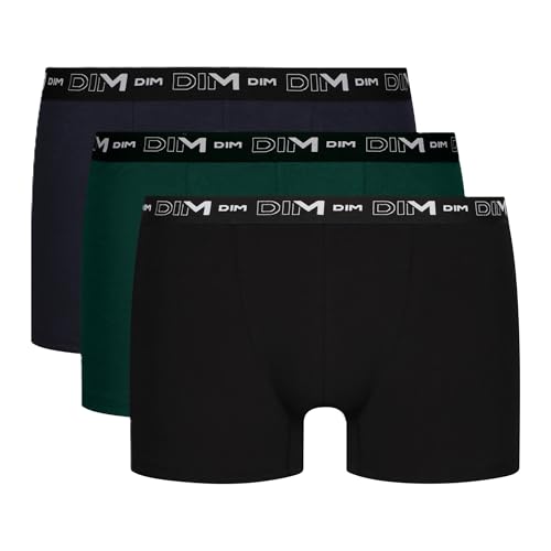 DIM Herren Boxer 3er Pack | Atmungsaktive Stretch-Baumwolle | Optimaler Halt | Ohne Etikett – Ansicht 1