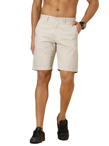Image of Thomas Scott Men's | Solid | Chino Shorts | Regular Fit | Cotton Elastane | Above Knee | Casual Short