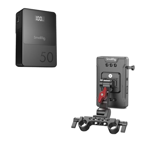 Bundle: SmallRig V-Mount Battery and SmallRig V-Mount Battery Adapter Plate