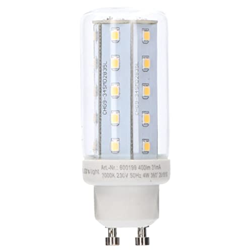 Proventa® LED Stab GU10 4W warmweiß Glas klar CRI97 für beste Farbwiedergabe