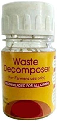 Waste Decomposer Made by Using NCOF Technology Ghaziabad Organic waste decomposer Pack of 5, 30ml per Bottle | Organic Waste Decomposer for Farming and Gardening | Compost Maker | Compost Accelerator