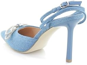 Steve Madden Women's Sherise Pump, Denim, 8.5 | Image 2