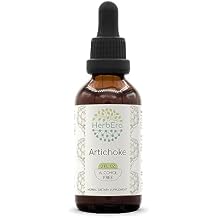 HerbEra Artichoke B60 Alcohol-Free Herbal Extract Tincture, Concentrated Liquid Drops Natural Artichoke Cynara scolymus 2 fl oz